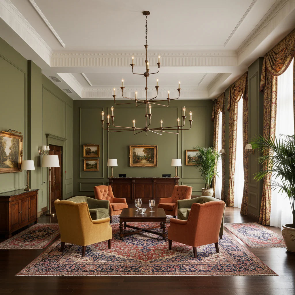 Axis Brass Chandelier