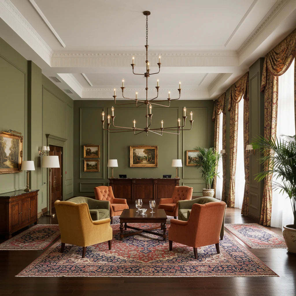 Axis Brass Chandelier