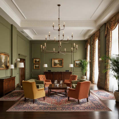Axis Brass Chandelier