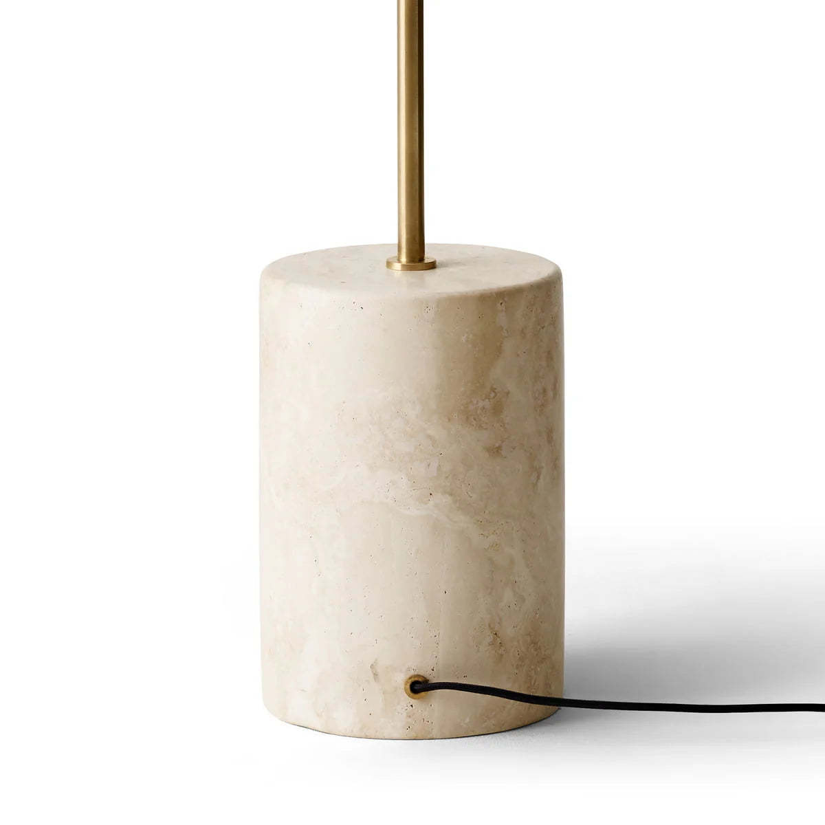 Axis Minimalist Alabaster Brass Floor Lamp