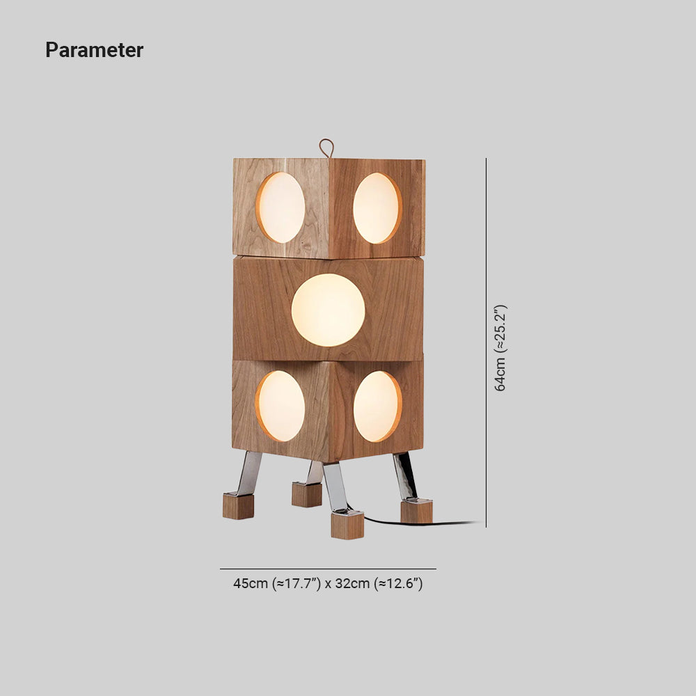 Hakka Square Robot Floor Lamp