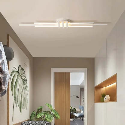 Edge Moderno LED Lámpara de Techo Blanco/ Negro Comedor/Dormitorio/ Sala de Estar Corredor Metal y Silicona