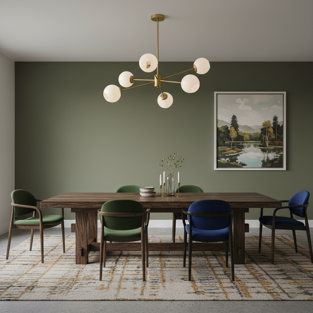 Axis Geometric Smoked Glass Chandelier