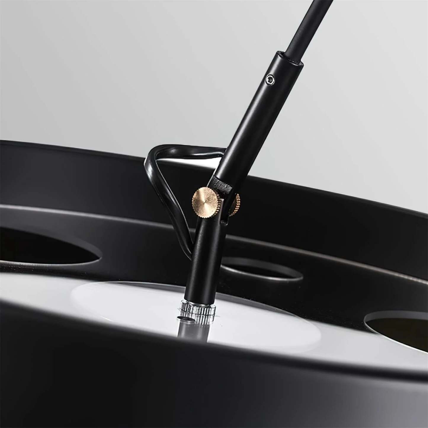 Axis Curved Drum Shade Floor Lamp
