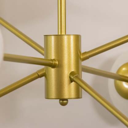 Axis Geometric Smoked Glass Chandelier