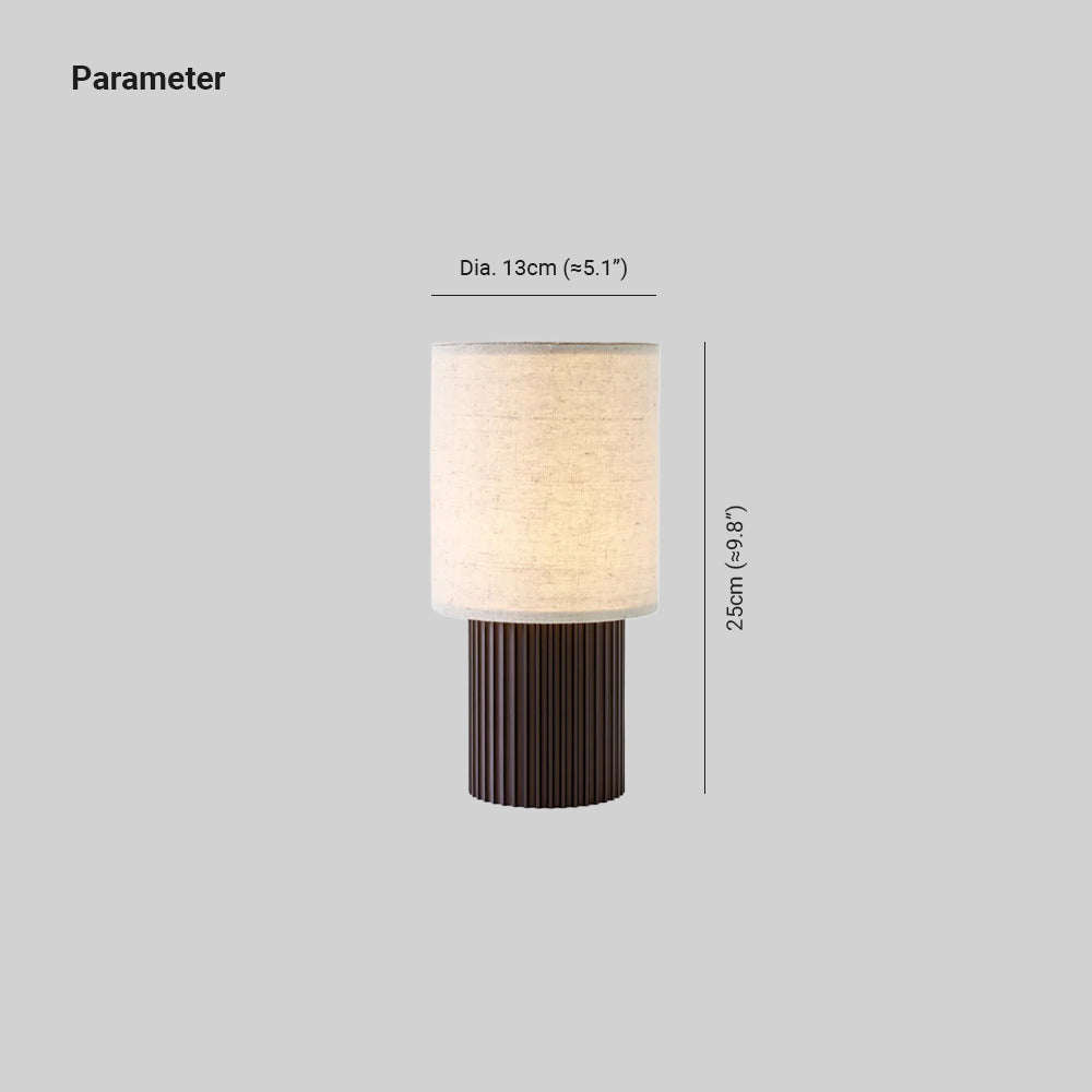 Axis Table Lamp Brown White