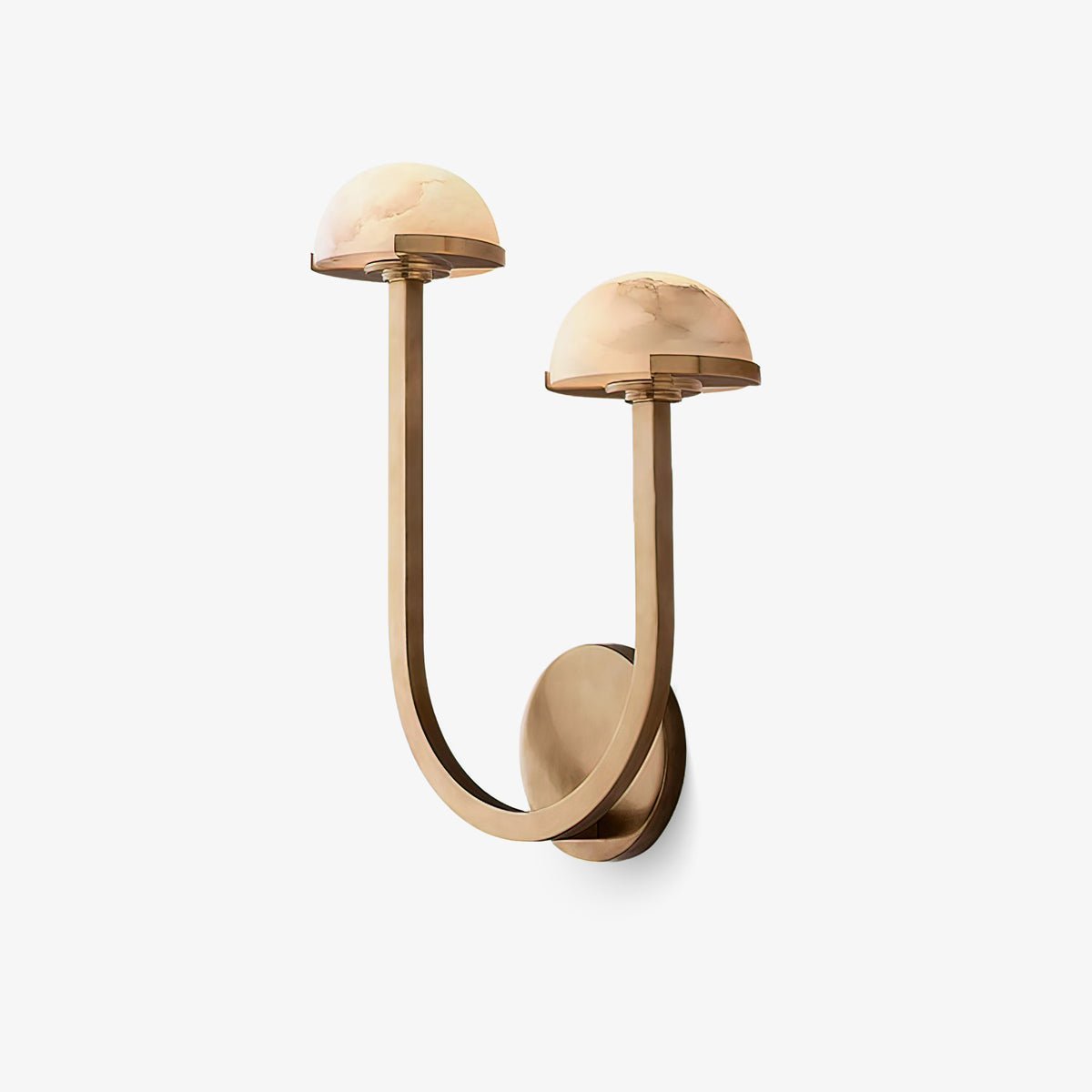 Halo Mushroom Alabaster Wall Light