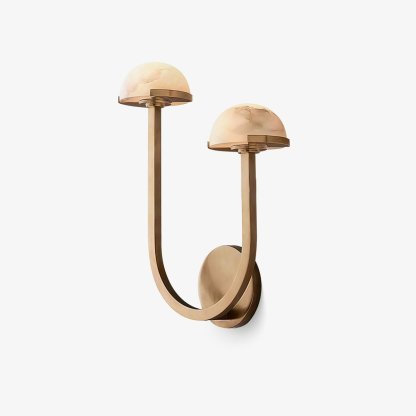 Halo Mushroom Alabaster Wall Light