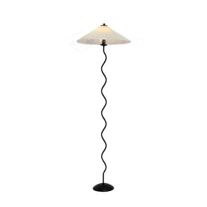 Retro Squiggle Metal Floor Lamp