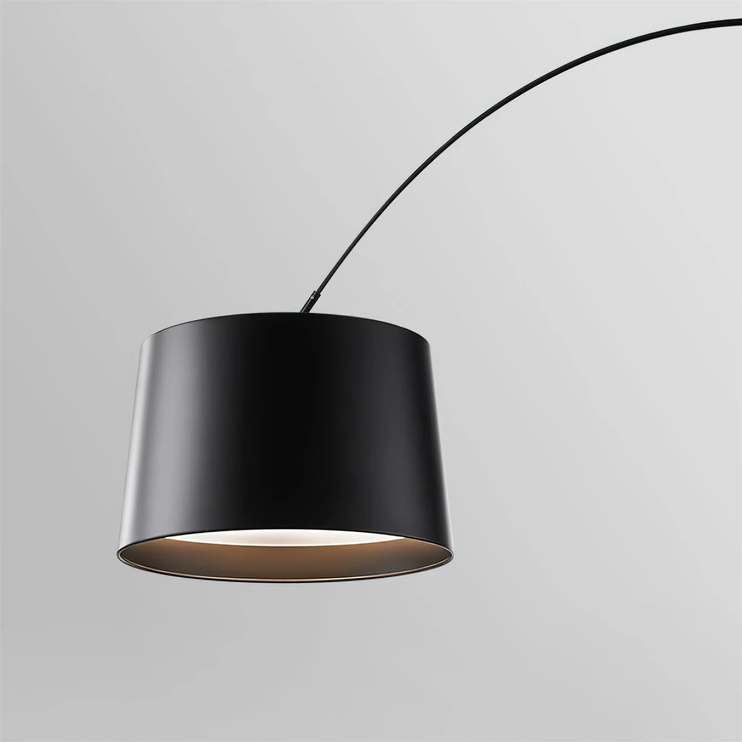 Axis Curved Drum Shade Floor Lamp
