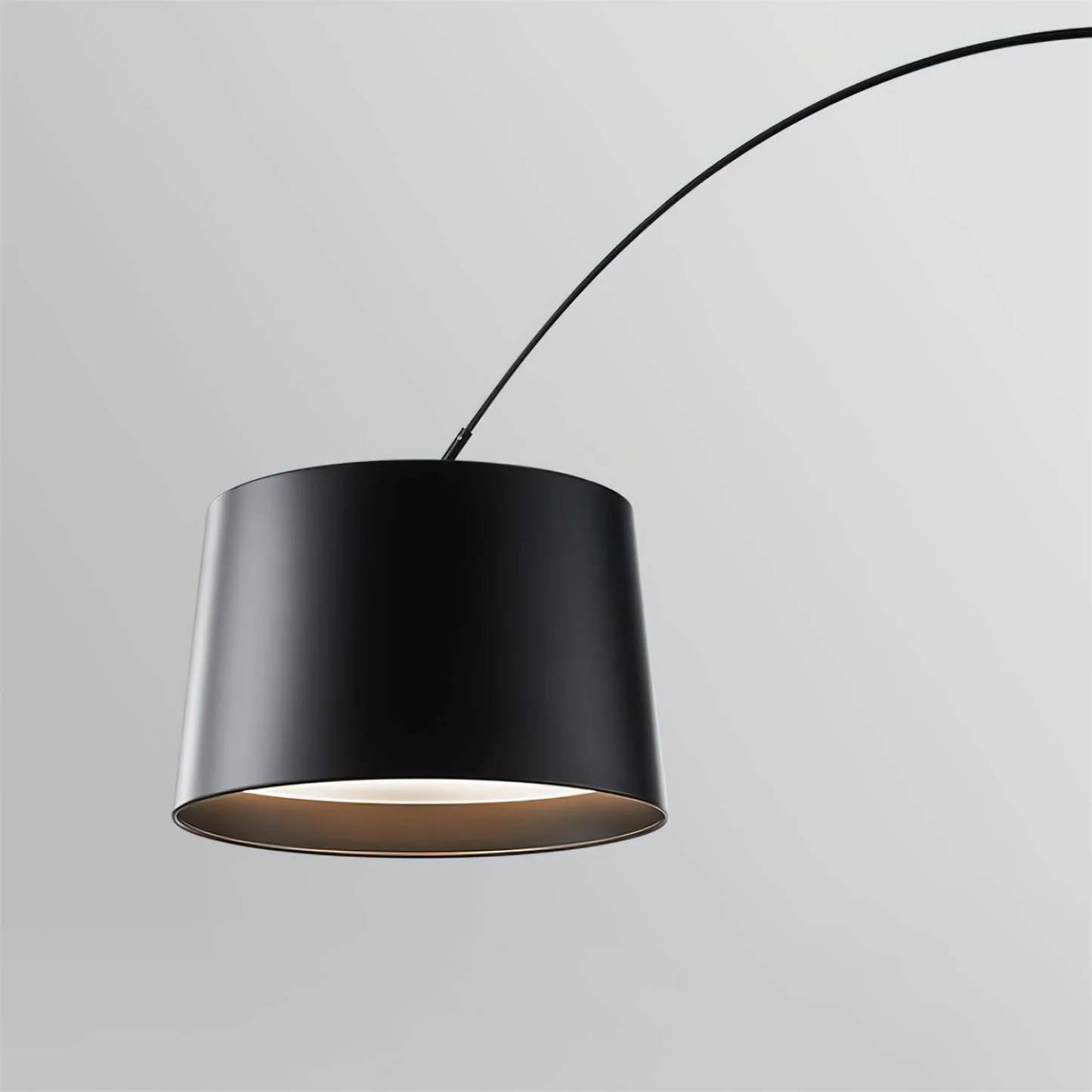 Axis Curved Drum Shade Floor Lamp