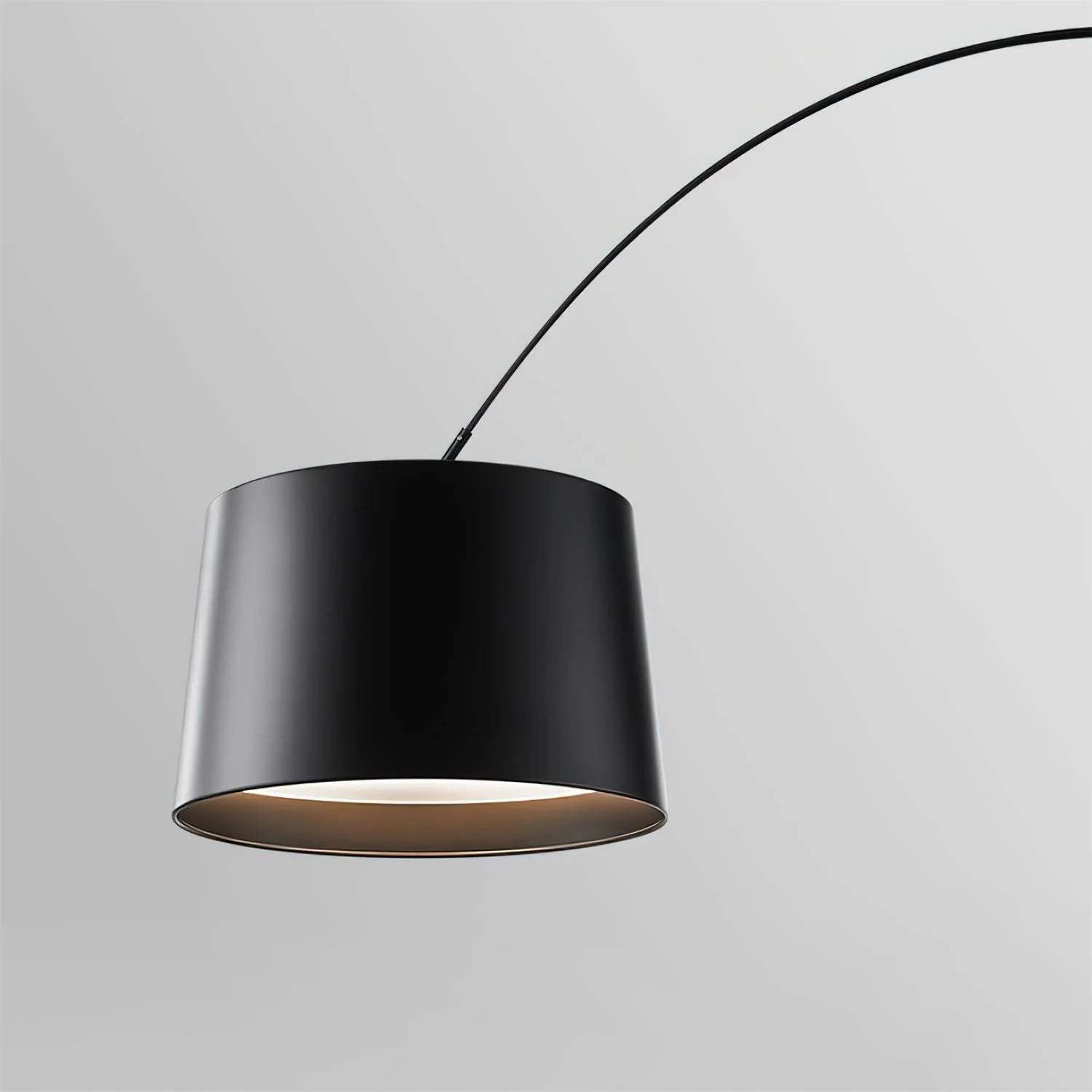 Axis Curved Drum Shade Floor Lamp