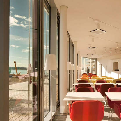 Axis Modern Slim Metal Floor Lamp