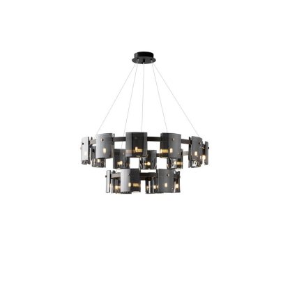 Axis Smoked Glass Chandelier