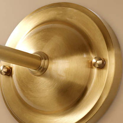 Hakka Antique Brass Fabric Wall Light