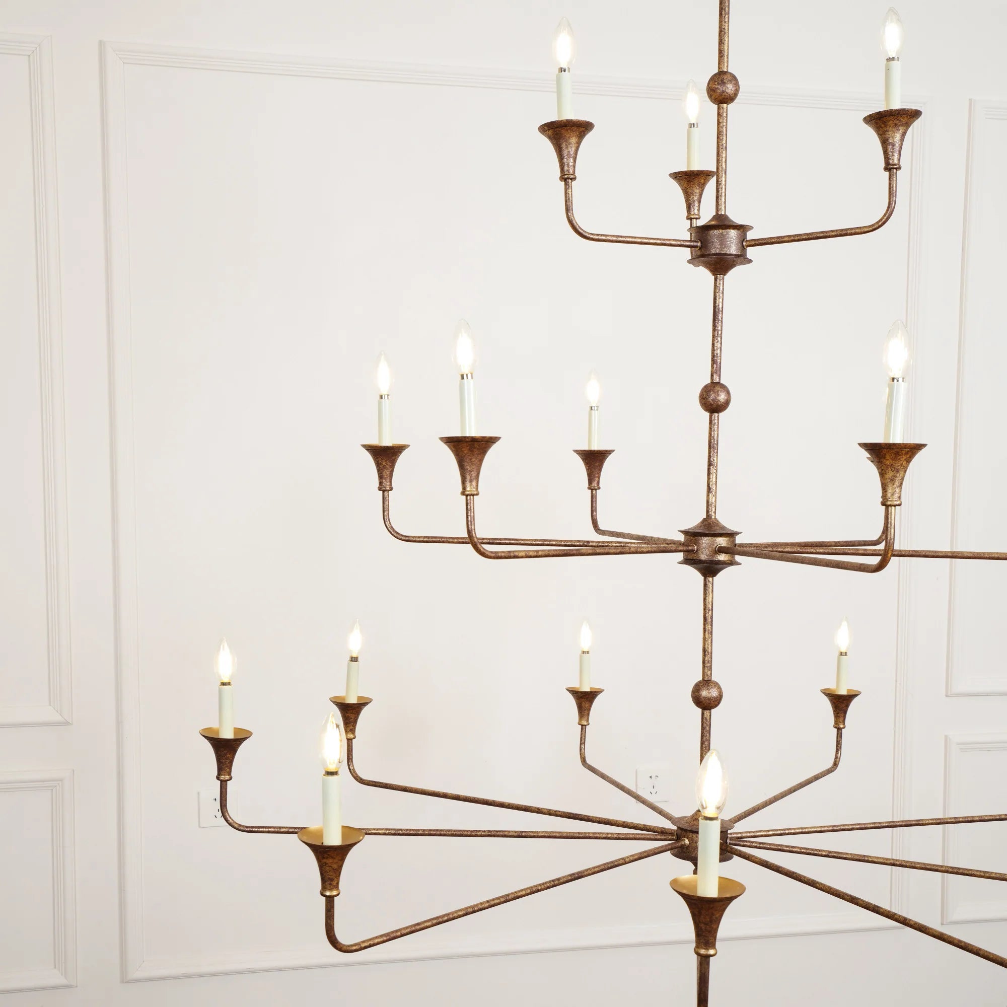 Axis Brass Chandelier