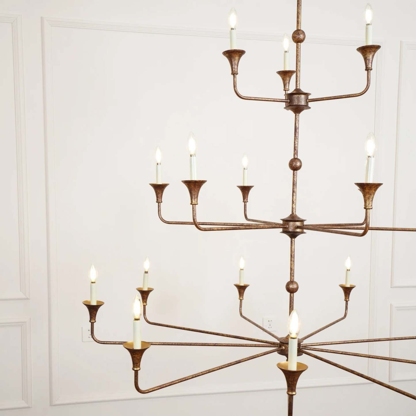 Axis Brass Chandelier