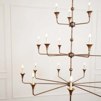 Axis Brass Chandelier