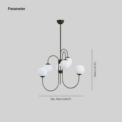 Artelux Gooseneck Chandelier