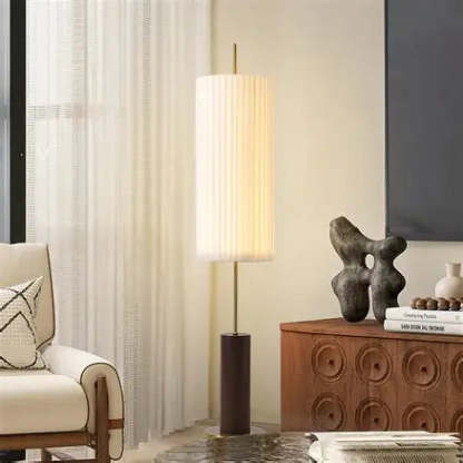 Axis Fabric Cylinder Floor Light