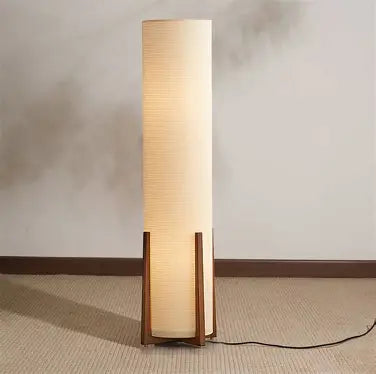 Hakka Natural Fabric Wood Floor Light