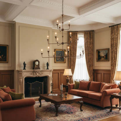 Axis Brass Chandelier