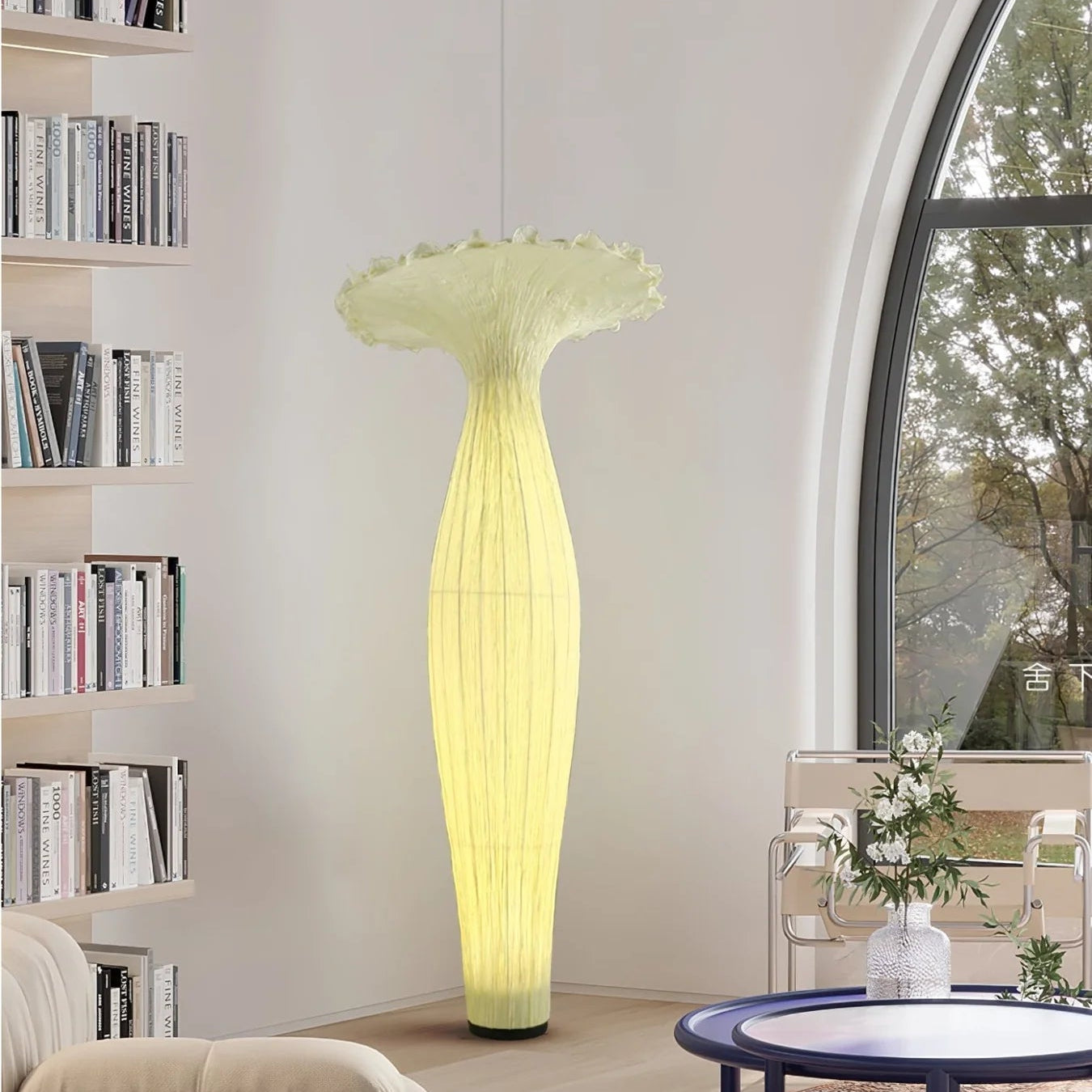Retro Vase Fabric Floor Lamp