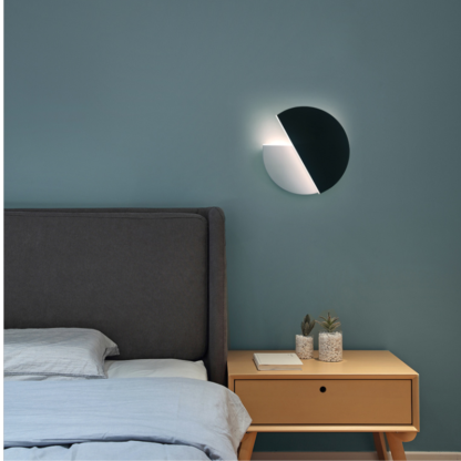 Drehbare Wall Lamp Blanco/Negro LED para Dormitorio y Salón