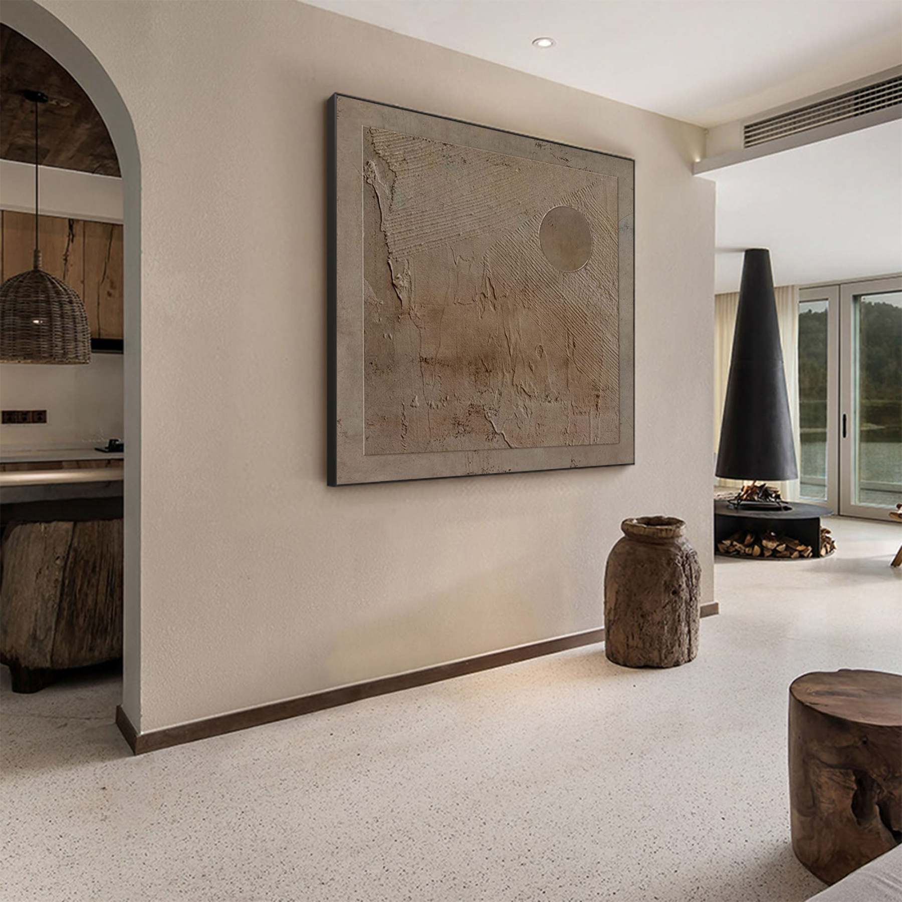 Arte Minimalista Wabi-Sabi #MS111