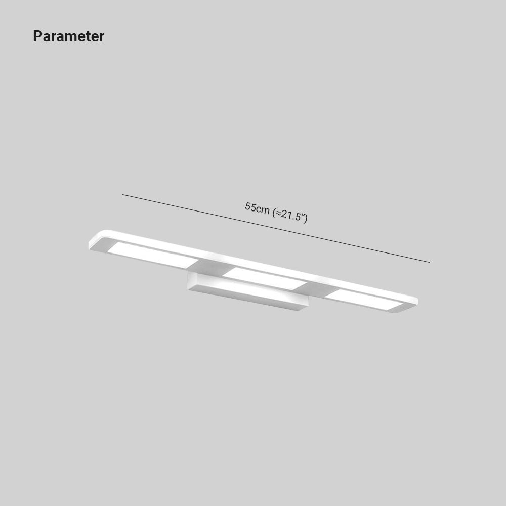 Leigh Metal LED Aplique de Pared Rectángulares Blancos