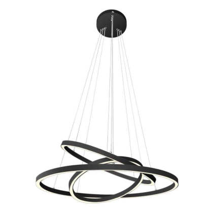 Lacey Moderno LED Lámparas de Araña Negro Metal Comedor/Sala de Estar