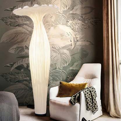 Retro Vase Fabric Floor Lamp