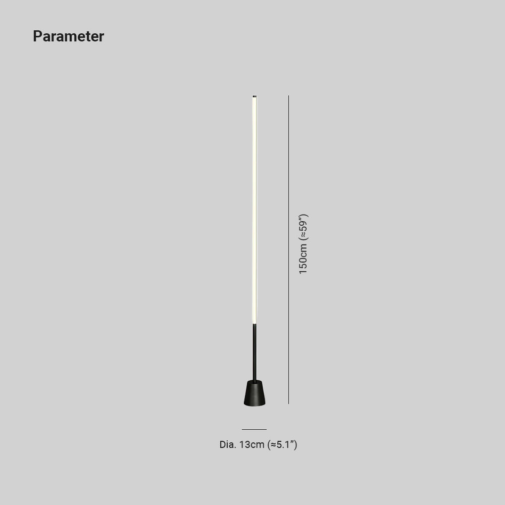 Axis LED Tubería Lámpara de Pie