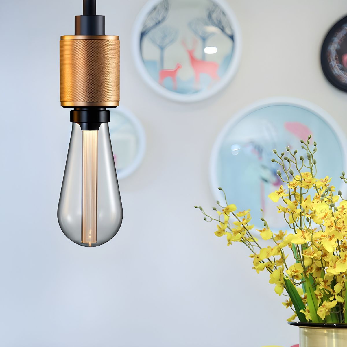 Cooley Moderno Industria Lámpara Colgante Metal, Negro/Cobre/Oro/Plata