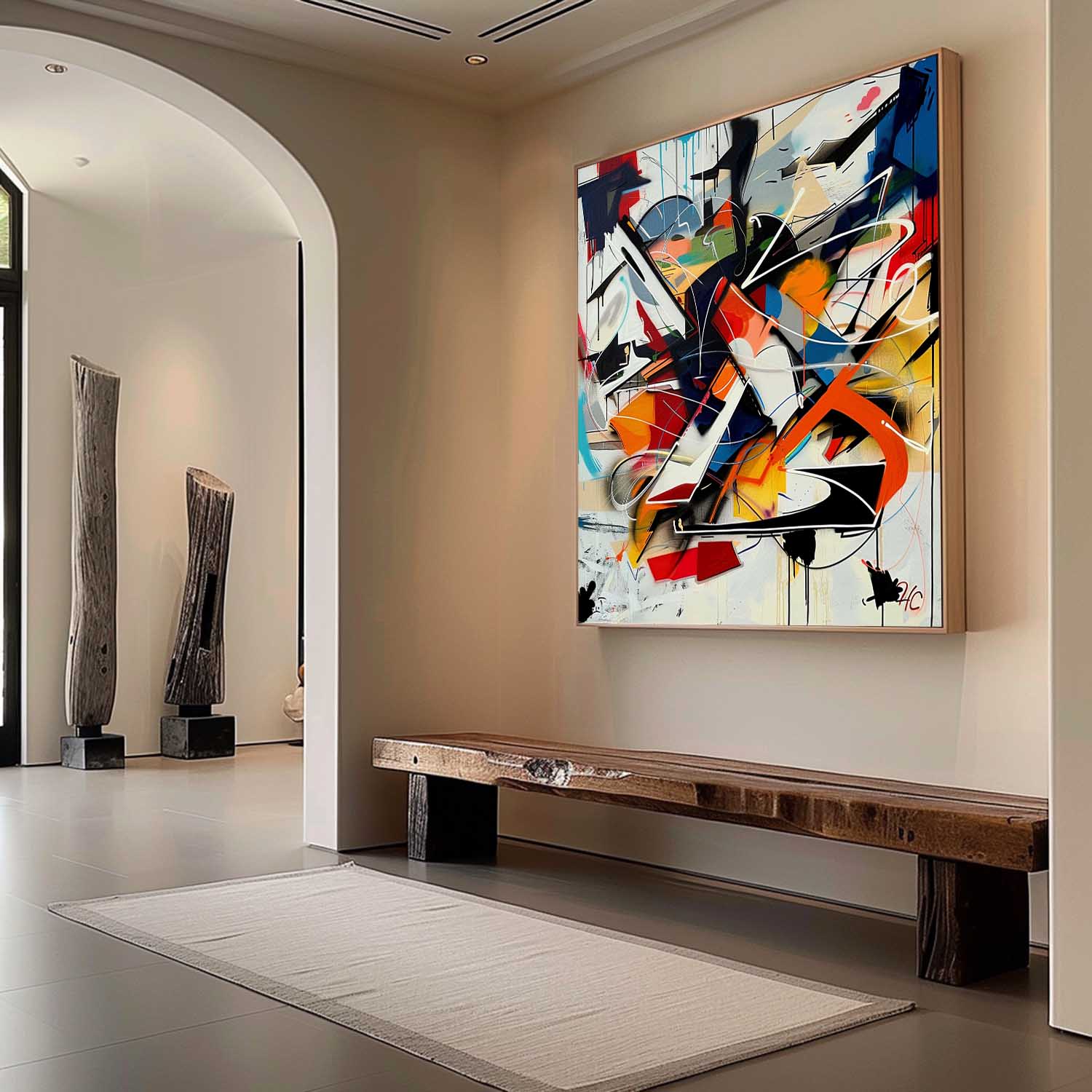 Arte Abstracto Colorido #MS074