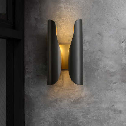 Orr Industrial Bronce Metal Aplique Salón Comedor Dormitorio
