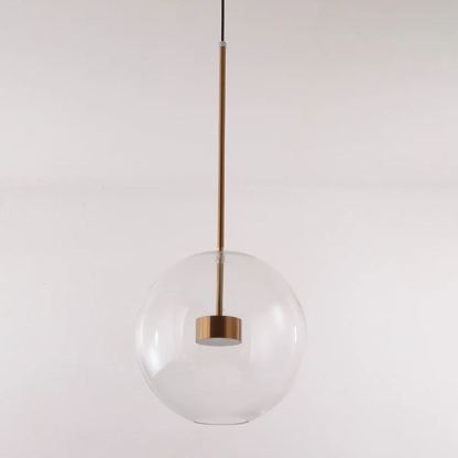 Hailie Moderne Boble Metal Pendellampe, Guld