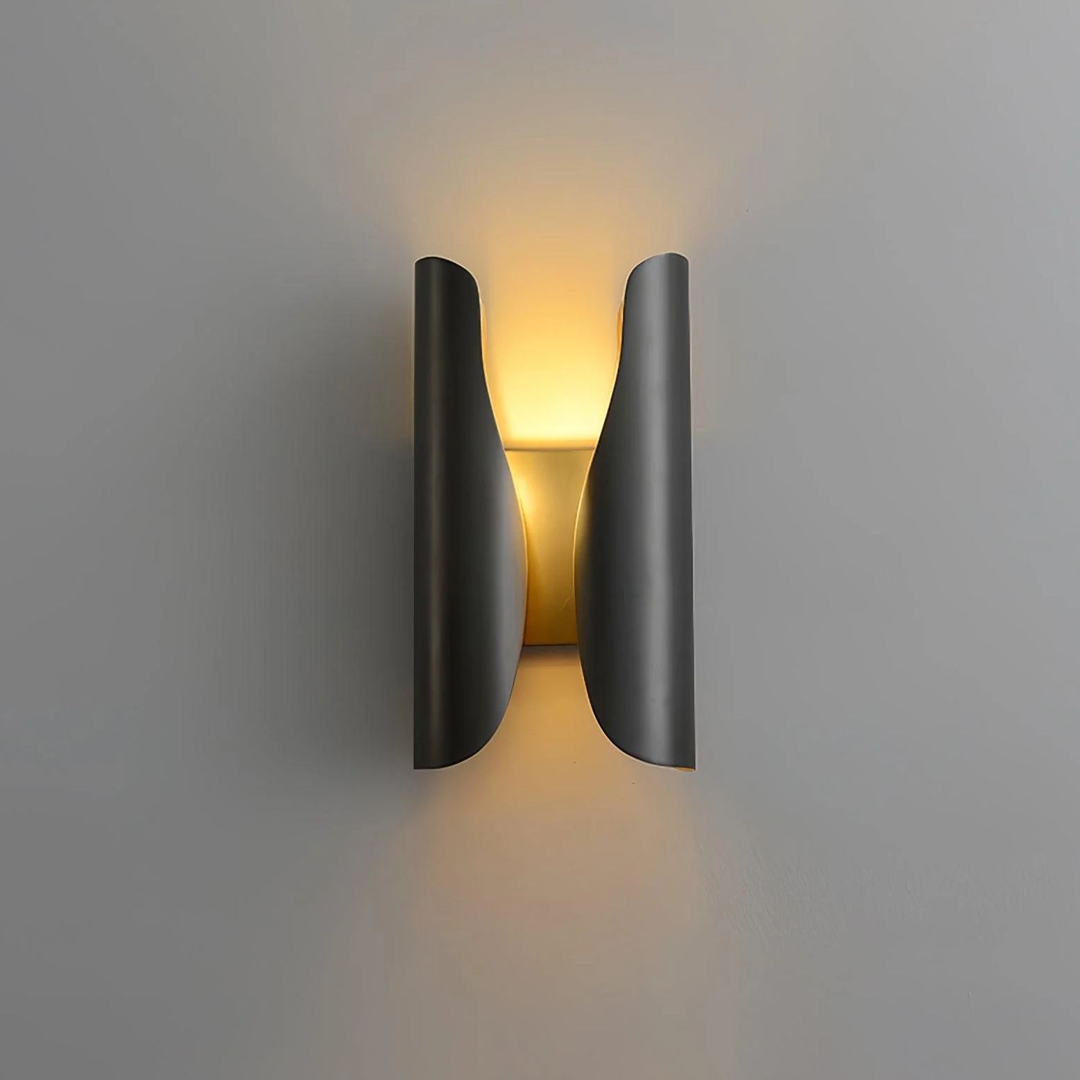 Orr Industrial Brass Metal Wall Lamp Dining Room Bedroom Living Room