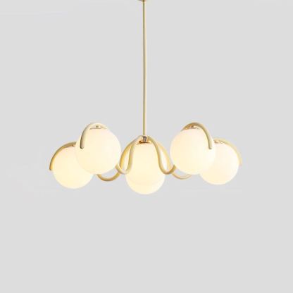 Valentina Vintage Metal Glass Pendant Light Bedroom Living Room