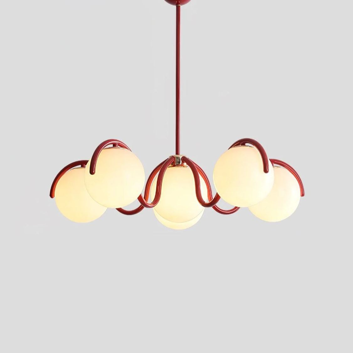 Valentina Vintage Metal Glass Pendant Light Bedroom Living Room