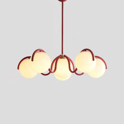 Valentina Vintage Metal Glass Pendant Light Bedroom Living Room