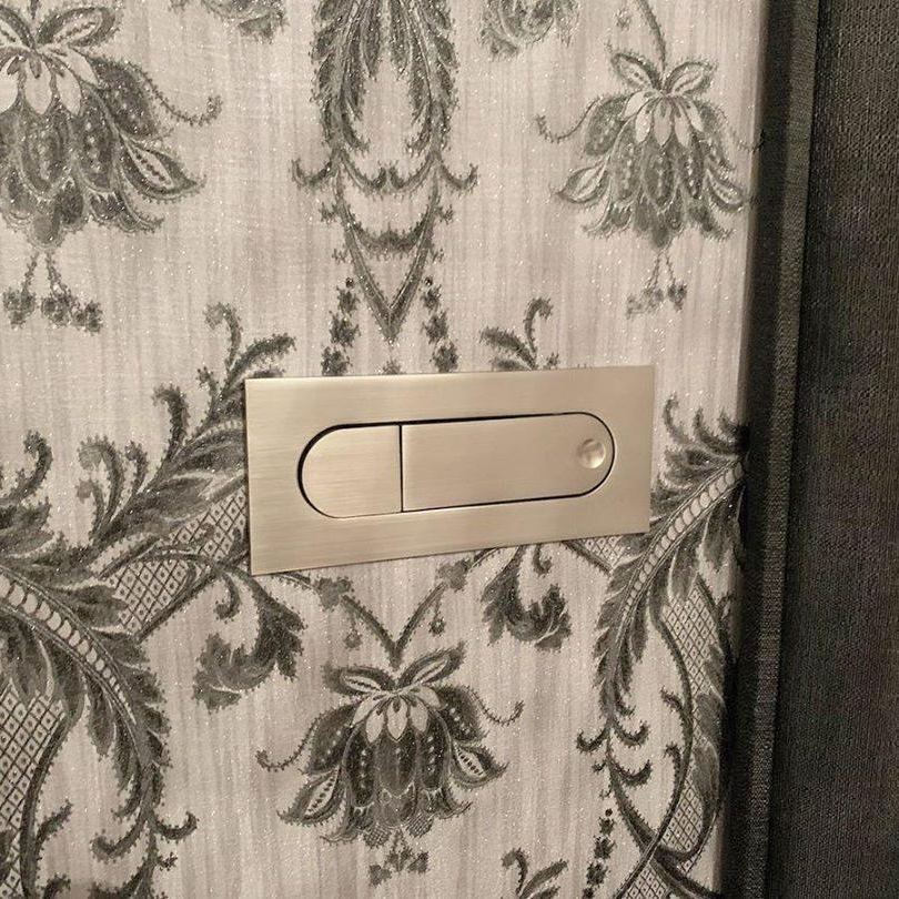 Edge Modern Minimalism Square Metal Wall Light Bedroom Hallway