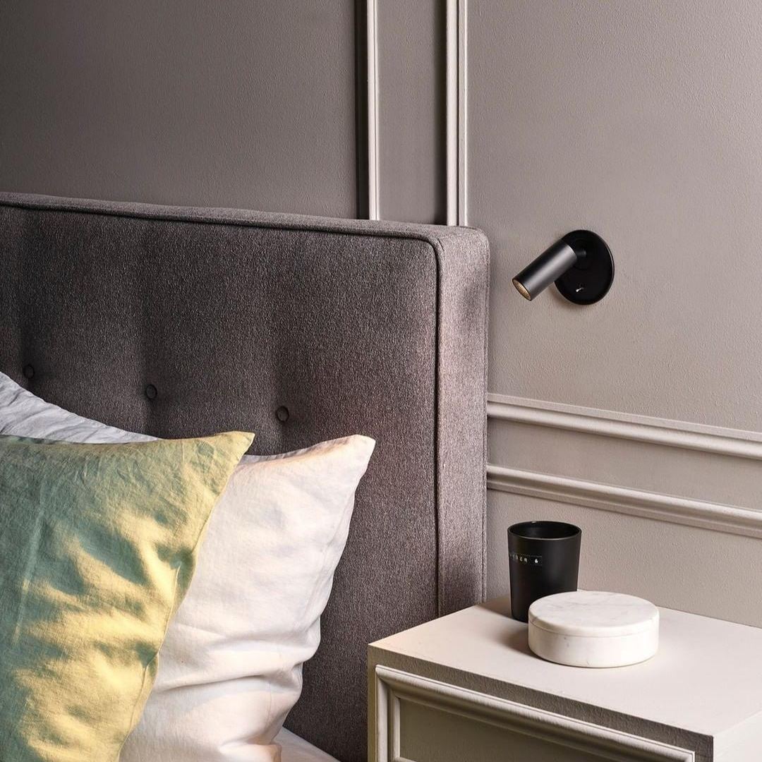 Edge Modern Minimalism Metal Wall Light Read Study Room Bedroom