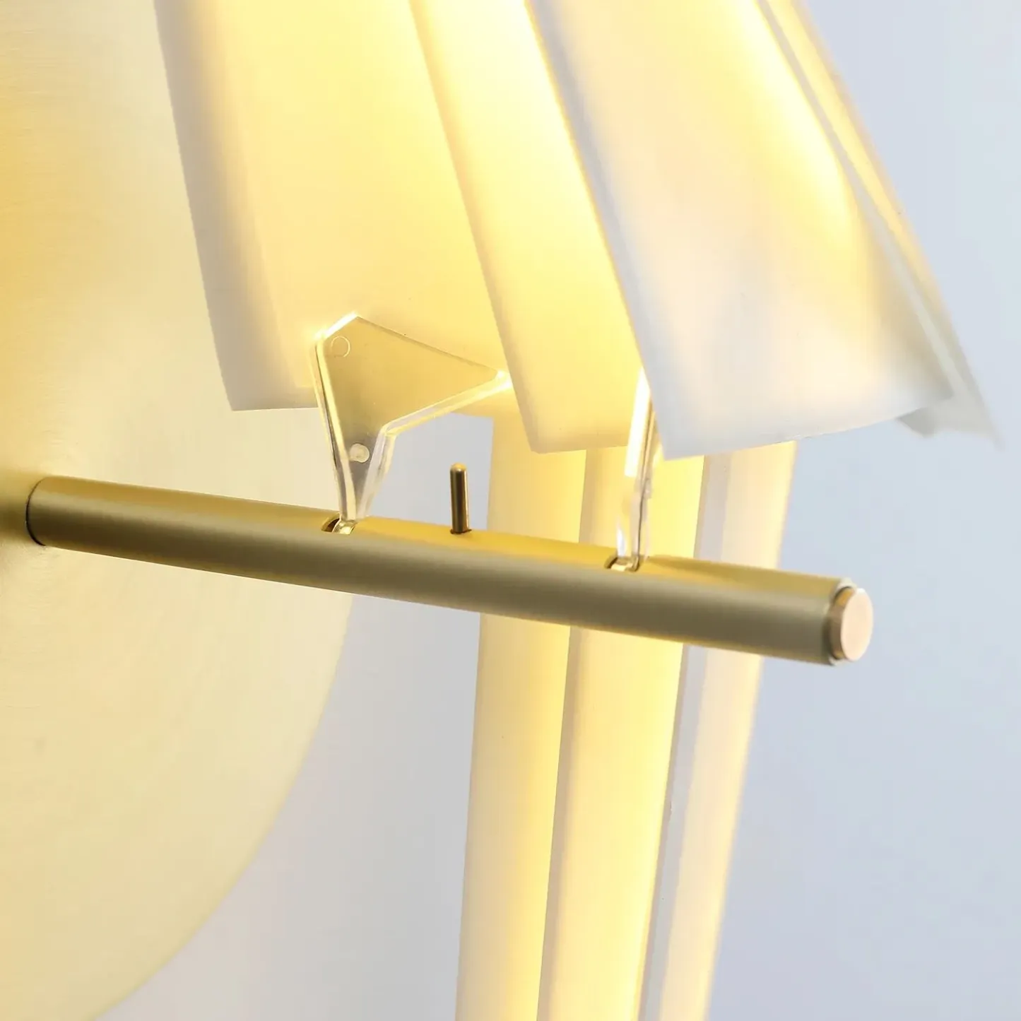 Orr Luz de Pared Moderna Inusual con Aves en PC y Metal para Dormitorio, Estudio y Sala