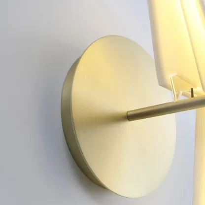 Orr Luz de Pared Moderna Inusual con Aves en PC y Metal para Dormitorio, Estudio y Sala