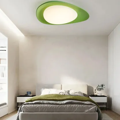 Quinn Luz de Techo Moderna Inusual de Resina y PE para Dormitorio , Pasillo y Sala