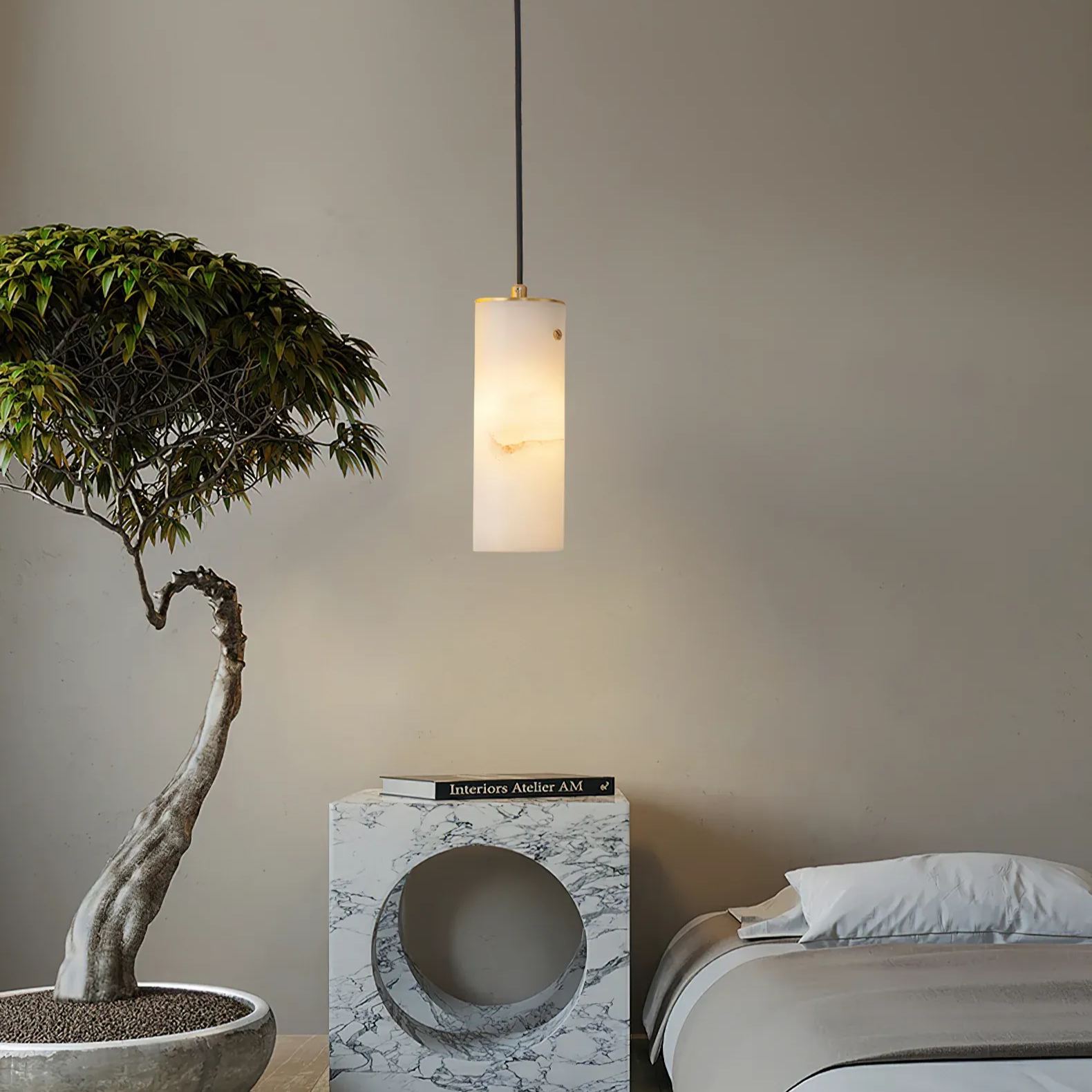 Ozawa Modern Vertical Pendant Light Metal Indoor