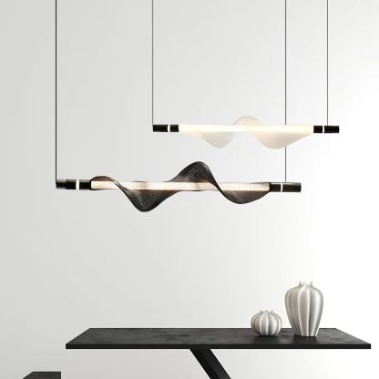 Edge Modern Unusual Fiber Pendant Light Shades Living Dining Room