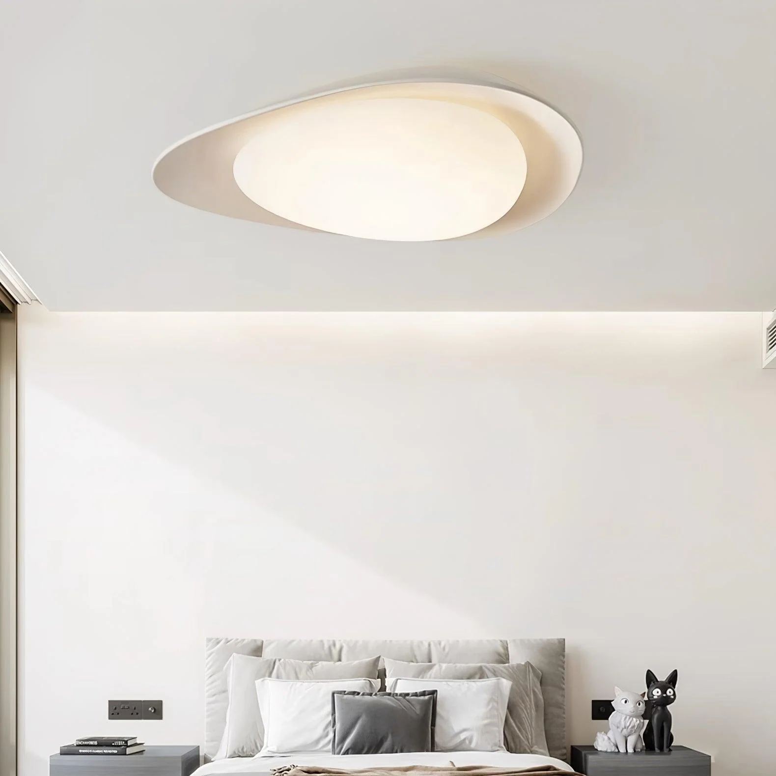 Quinn Modern Unusual Resin PE Ceiling Light Bedroom Hallway Living Room