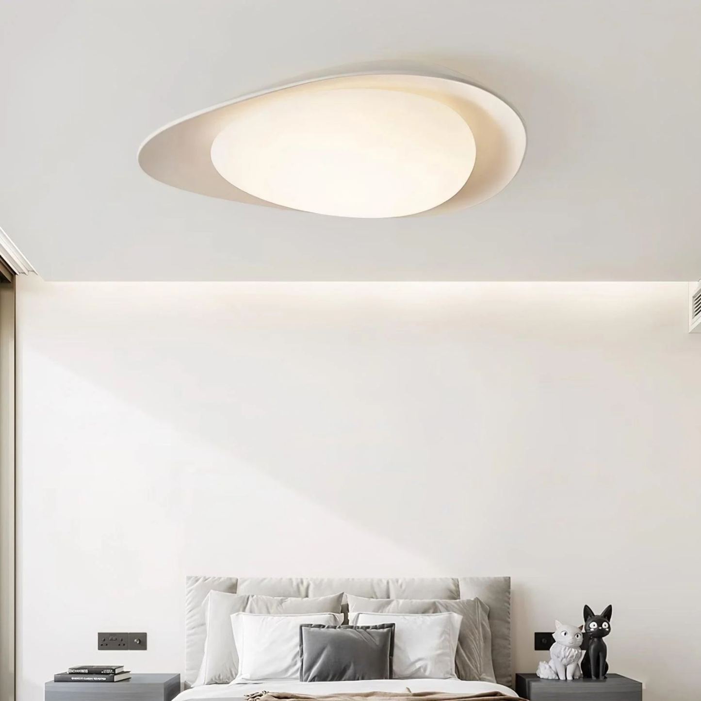 Quinn Modern Unusual Resin PE Ceiling Light Bedroom Hallway Living Room